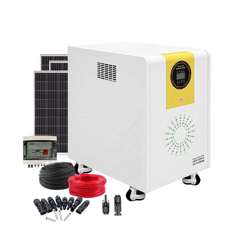 Peralatan Rumah Tangga MPPT Off-Grid Baterai Inverter 12kw 32kwh